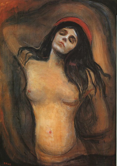에드바르 뭉크(Edvard Munch), <마돈나>, 1895-1902