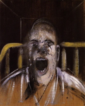 <Study for the Head of a Screaming Pope>, Francis Bacon, 1952