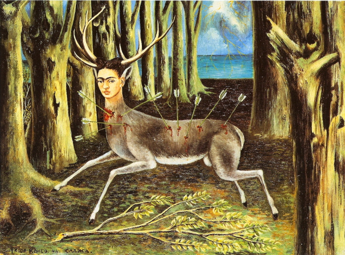 프리다 칼로, <상처 입은 사슴>, 1946, 캔버스에 유채